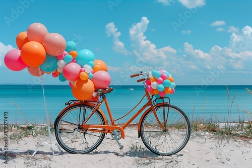 bicycle on the beach © Ayesha