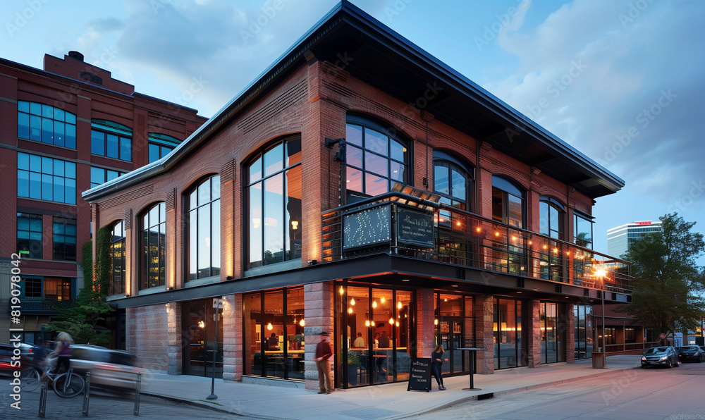 Transformations of historic buildings for the needs of modern companies, emphasizing how the unique character of these structures is preserved while adapting them to modern needs. Transformations of historic buildings for the needs of modern companies, emphasizing how the unique character of these structures is preserved while adapting them to modern needs.