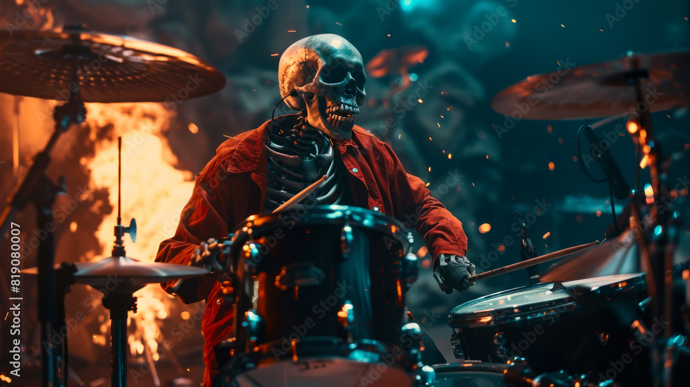 Really dead death metal band playing on concert for zombies Really dead death metal band playing on concert for zombies