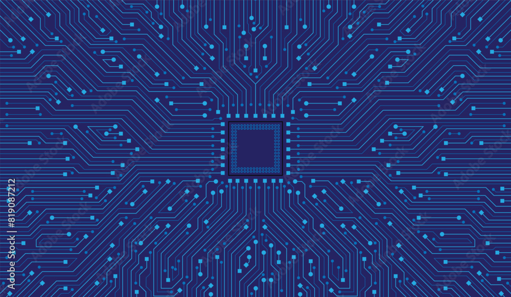 CPU Chip on Motherboard. Central Computer Processors CPU concept. Quantum computer large data processing database concept. Futuristic microchip processor. Digital chip. CPU Chip on Motherboard. Central Computer Processors CPU concept. Quantum computer large data processing database concept. Futuristic microchip processor. Digital chip.