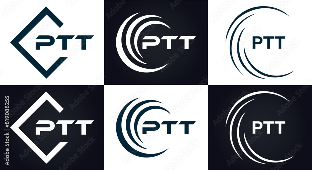 PTT logo. P T T design. White PTT letter. PTT, P T T letter logo design. P T T letter logo design in FIVE, FOUR, THREE, style. letter logo set in one artboard. P T T letter logo vector design. PTT logo. P T T design. White PTT letter. PTT, P T T letter logo design. P T T letter logo design in FIVE, FOUR, THREE, style. letter logo set in one artboard. P T T letter logo vector design.