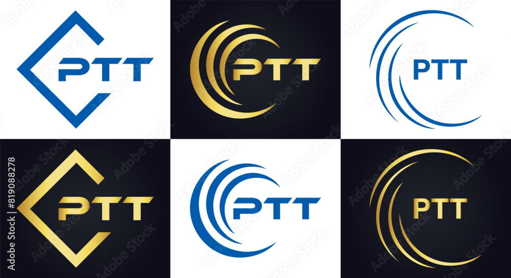 PTT logo. P T T design. White PTT letter. PTT, P T T letter logo design. P T T letter logo design in FIVE, FOUR, THREE, style. letter logo set in one artboard. P T T letter logo vector design. PTT logo. P T T design. White PTT letter. PTT, P T T letter logo design. P T T letter logo design in FIVE, FOUR, THREE, style. letter logo set in one artboard. P T T letter logo vector design.