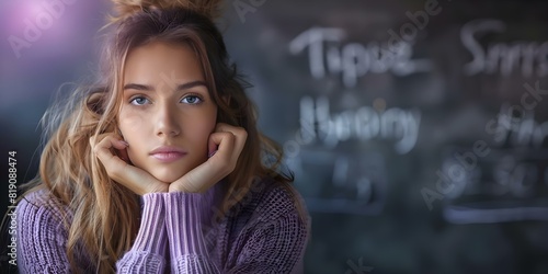 Understanding the Symptoms of ADHD: Trouble Concentrating, Impulsivity, and Hyperactivity. Concept ADHD Symptoms, Concentration Issues, Impulsivity, Hyperactivity