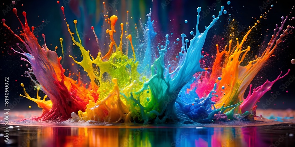 splash of colours, abstract background splash of colours, abstract background