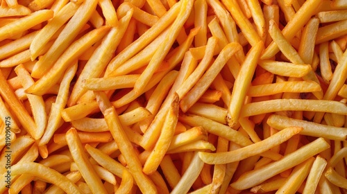 French fry background.