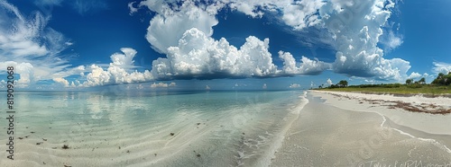 Beach With Sand and Water