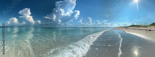 Beach With Sand and Water