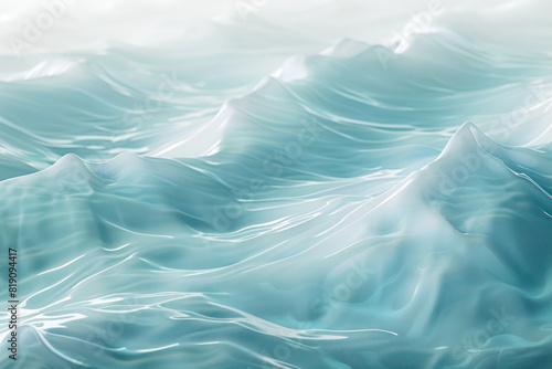 Wallpaper Mural Abstract background of gentle ocean waves, rendered in a calming palette of soft blues and whites. The texture mimics smooth ripples, creating a serene and peaceful visual. Torontodigital.ca