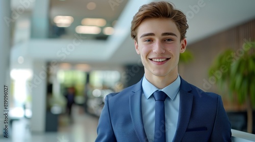 A Young Professional's Confident Smile