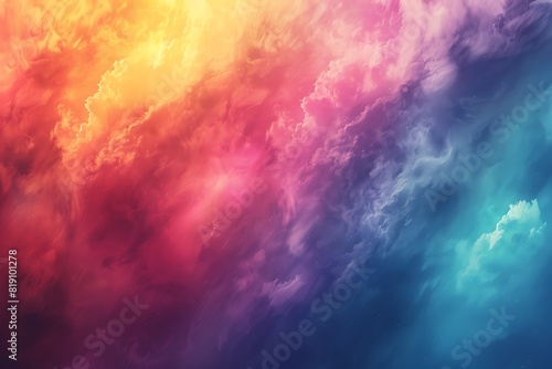 Soft gradient of pride colors for a peaceful background