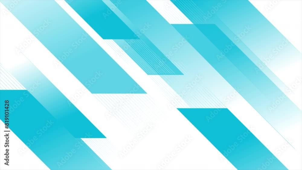 Bright blue lines and stripes geometric tech abstract background. Seamless looping motion design. Video animation Ultra HD 4K 3840x2160 Bright blue lines and stripes geometric tech abstract background. Seamless looping motion design. Video animation Ultra HD 4K 3840x2160