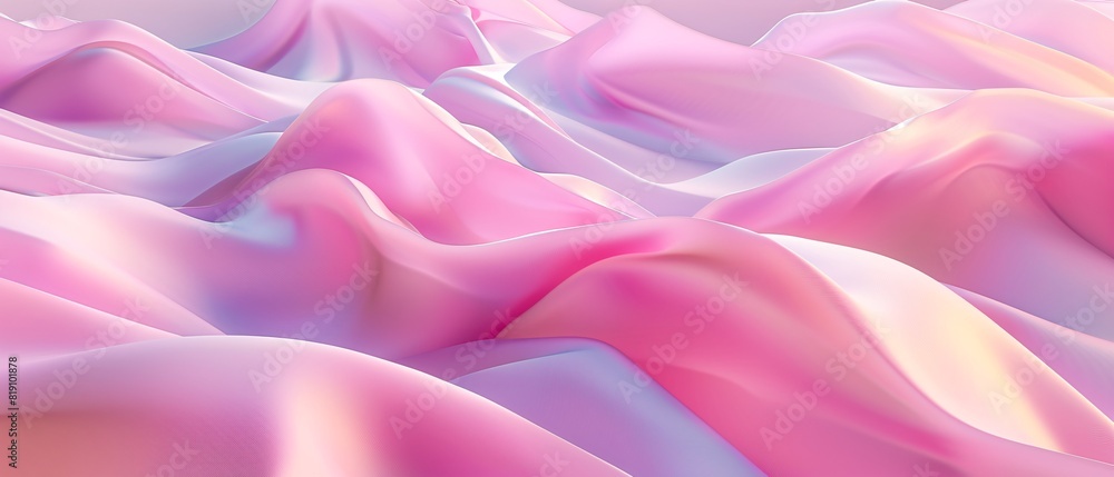 Fototapeta premium Detailed view of pink fabric, ideal for textile backgrounds