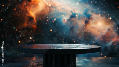 Wallpaper Mural Close up of a blank podium at an intergalactic trade conference Torontodigital.ca