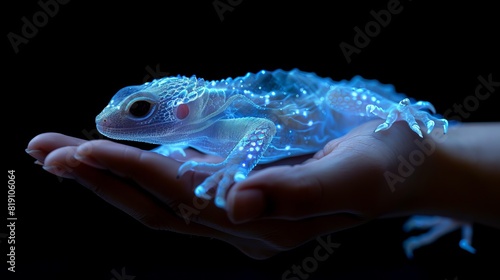 gekko with glowlight