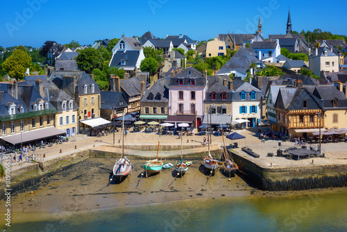 Historical Auray town in Morbihan, Brittany, France
