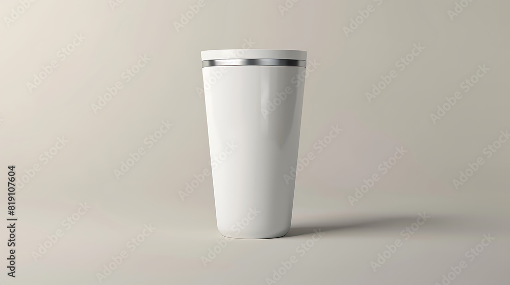Tumbler, minimal background, maintaining the temperature for a happy drinking mood Tumbler, minimal background, maintaining the temperature for a happy drinking mood