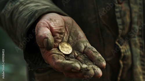 Hand old money coin person man people poor woman senior euro concept finance good. Money background