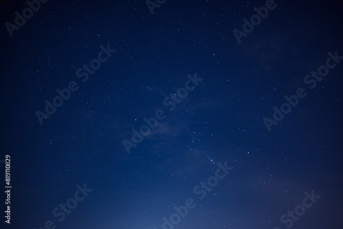 Night Sky With Stars and Clouds