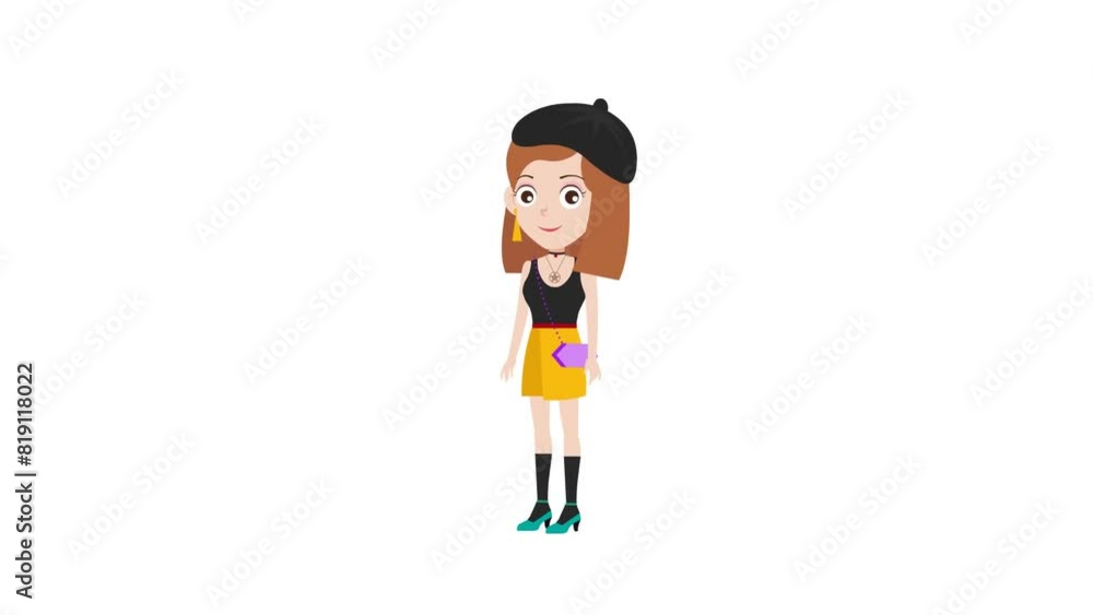 beautiful cute cartoon fashion girl with enraptured reaction 2d animation and background, animated cartoon character lady enraptured, women, beauty 4k beautiful cute cartoon fashion girl with enraptured reaction 2d animation and background, animated cartoon character lady enraptured, women, beauty 4k