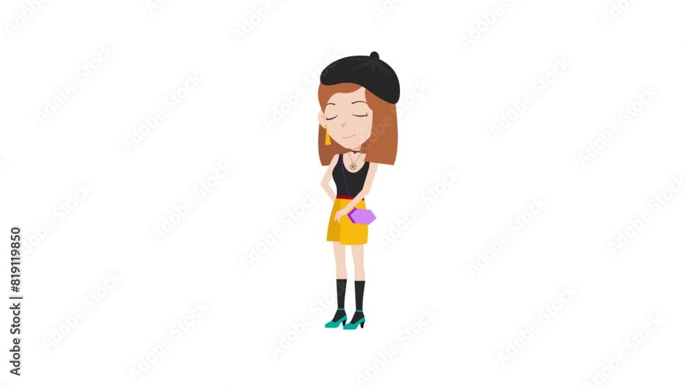 beautiful cute cartoon fashion girl with shy reaction 2d animation and background, animated cartoon character lady shy, women, beauty 4k beautiful cute cartoon fashion girl with shy reaction 2d animation and background, animated cartoon character lady shy, women, beauty 4k