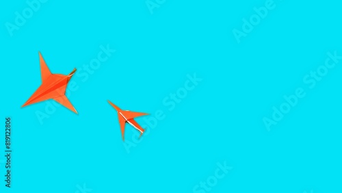 Paper Airplane And Paper Planet Stop Motion Animation Suitable For Travel, Education, And Ecofriendly Themed Designs