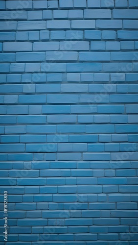Blue brick background texted wall surface.  AI Generated. © Jason Yoder