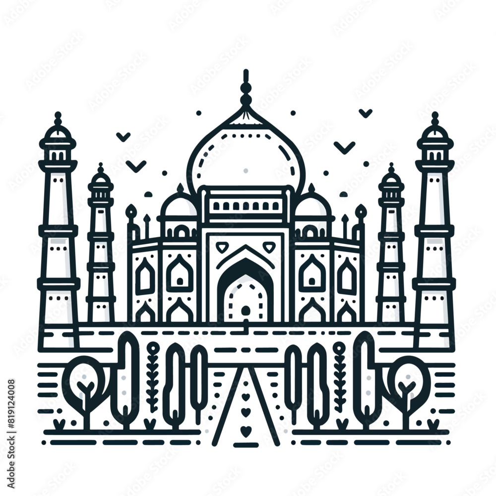 Agra taj Mahal India