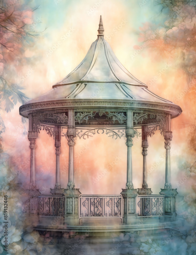 Fototapeta premium Fantasy Junk Journal Digital Paper