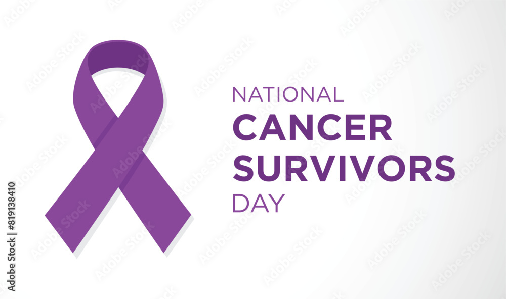 Vector illustration of National Cancer Survivors Day Vector illustration of National Cancer Survivors Day