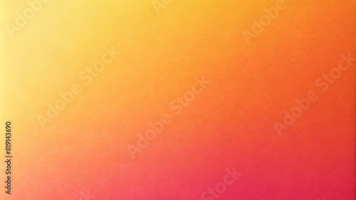 Grainy Sunset Gradient  Deep Orange  Warm Yellow  and Soft Pink with Blank Space. Perfect for  Summer Parties  Beach Weddings  Autumn Festivals  Sunset Celebrations  Romantic Events.