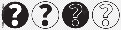 Question mark icon, Question mark sign and symbol vector design. eps 10