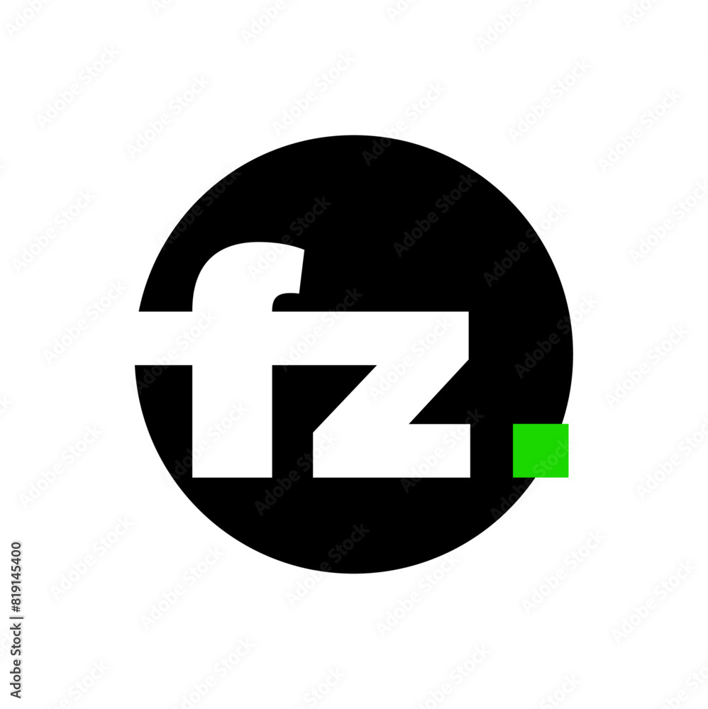 Obraz premium FZ round brand monogram