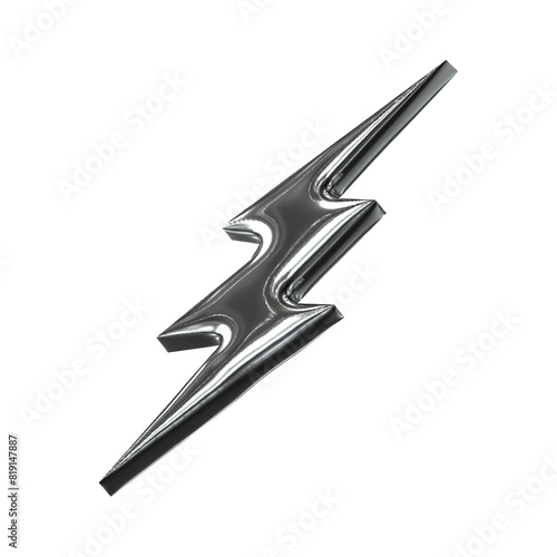 3D Chrome Lightning