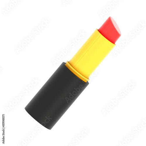 3D Red lipstick