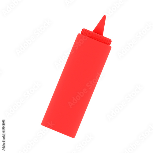 3D Sauce container Red