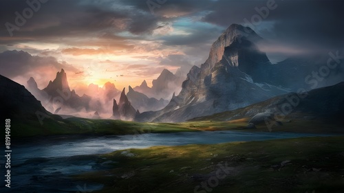 Beautiful fantasy landscape. © Blaise