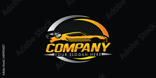 Elegant Minimal Vector Car Detailing Logo