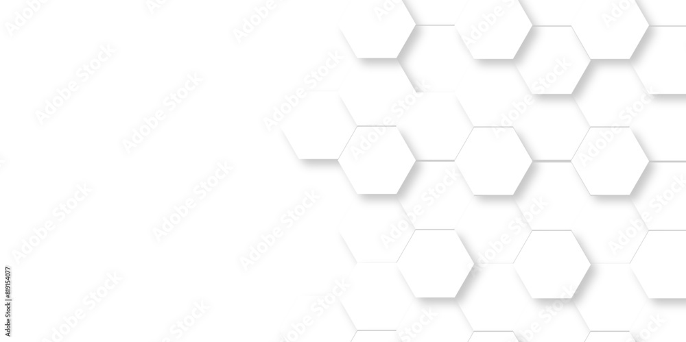 Abstract Vector pattern with hexagonal white and gray technology line paper background. Hexagonal 3d grid tile and mosaic structure mess cell. white and gray hexagon honeycomb geometric copy space. Abstract Vector pattern with hexagonal white and gray technology line paper background. Hexagonal 3d grid tile and mosaic structure mess cell. white and gray hexagon honeycomb geometric copy space.