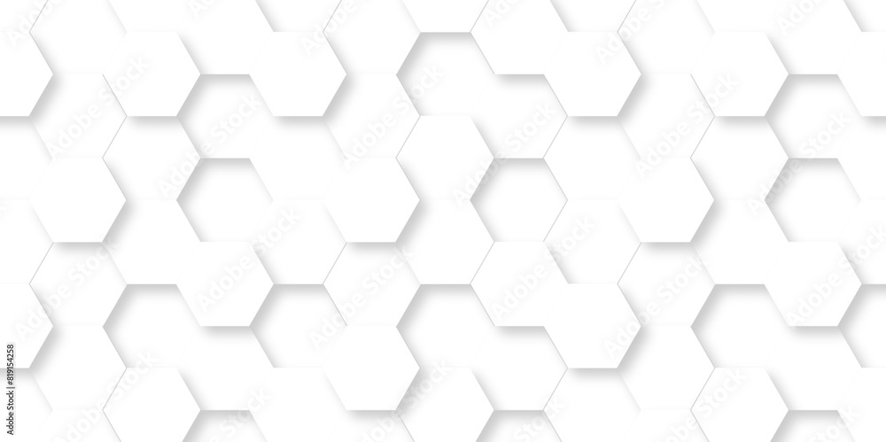 Abstract Vector pattern with hexagonal white and gray technology line paper background. Hexagonal 3d grid tile and mosaic structure mess cell. white and gray hexagon honeycomb geometric copy space. Abstract Vector pattern with hexagonal white and gray technology line paper background. Hexagonal 3d grid tile and mosaic structure mess cell. white and gray hexagon honeycomb geometric copy space.