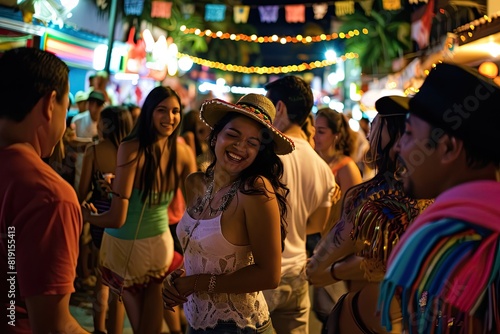 Cinco de Mayo lively street party © SaroStock