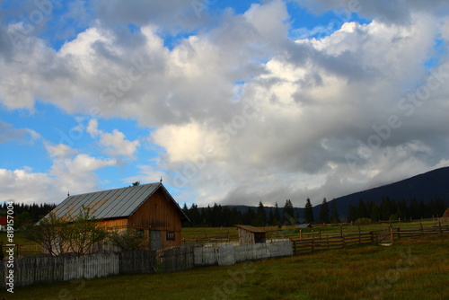 A house in a field