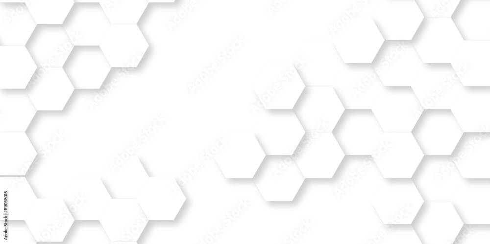 Abstract Vector pattern with hexagonal white and gray technology line paper background. Hexagonal 3d grid tile and mosaic structure mess cell. white and gray hexagon honeycomb geometric copy space. Abstract Vector pattern with hexagonal white and gray technology line paper background. Hexagonal 3d grid tile and mosaic structure mess cell. white and gray hexagon honeycomb geometric copy space.
