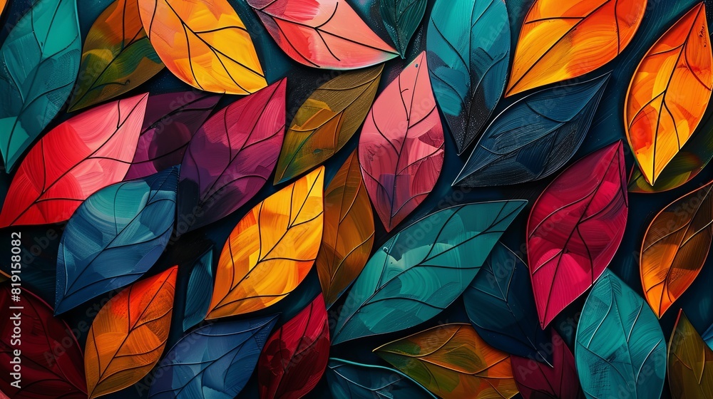 leaf pattern background leaf pattern background