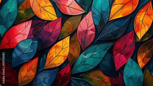 leaf pattern background