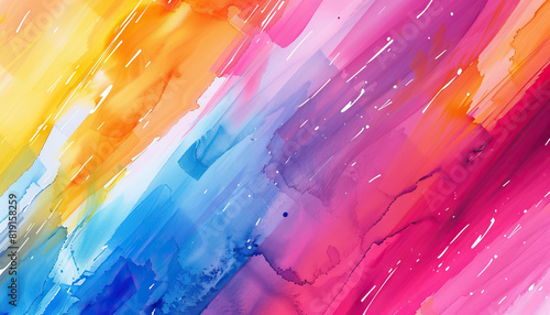 Abstract Background with Flowing Watercolor Streaks - Add a touch of fluidity to your designs with this abstract background featuring flowing watercolor streaks, perfect for creating a dynamic and art photo