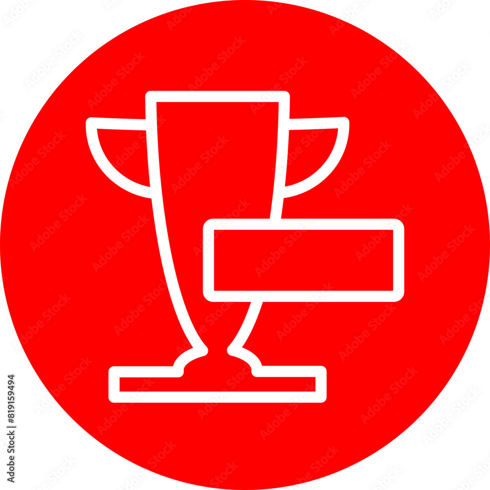 SERP Ranking Line White Circle Red Icon Design SERP Ranking Line White Circle Red Icon Design