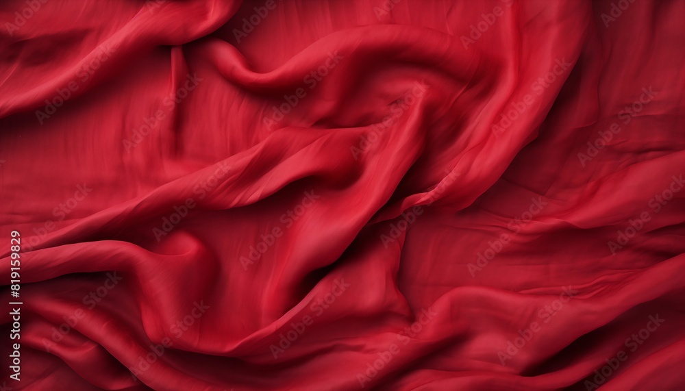 Obraz premium red linen fabric texture