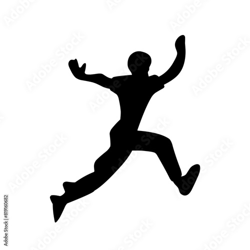 Parkour silhouette