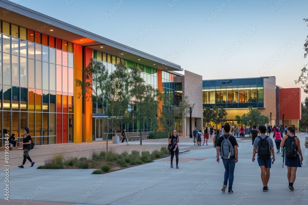 cutting-edge university campus that fosters creativity and collaboration