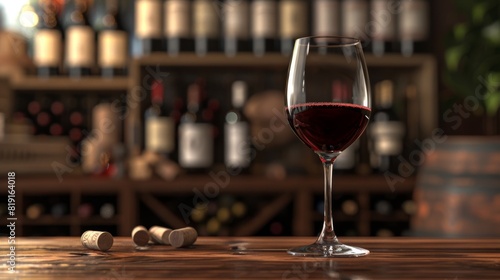 A Glass of Red Wine photo
